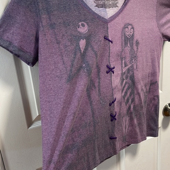 Disney Nightmare Before Christmas purple T-shirt XL Disney Store - Picture 5 of 8
